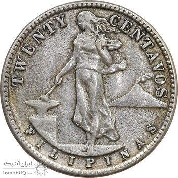 سکه 20 سنتاوو 1944 مشترک المنافع - AU53 - فیلیپین