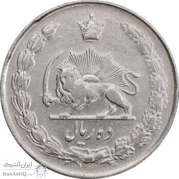 سکه 10 ریال 1335 - EF40 - محمد رضا شاه