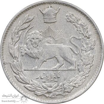 سکه 1000 دینار 1307 تصویری - AU53 - رضا شاه