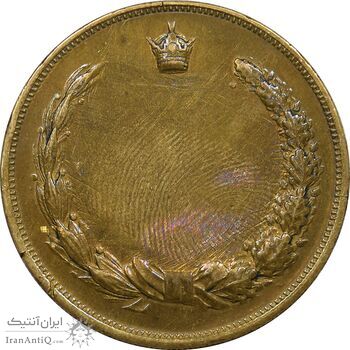 مدال برنز بیست و پنجمین سال سلطنت 1344 - VF - محمدرضا شاه