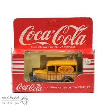 ماشین اسباب بازی آنتیک طرح coca cola