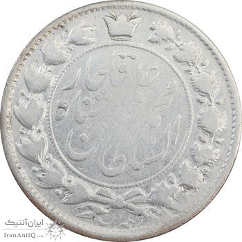 سکه 2 قران 1325 (5 تاریخ وارو) - VF20 - محمد علی شاه سکه 2 قران 1325 (5 تاریخ وارو) - VF20 - محمد علی شاه