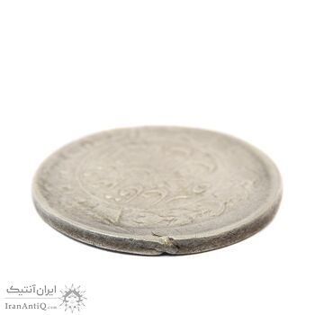 سکه 2 قران 1327 (قران با نقطه) خارج از مرکز - VF35 - محمد علی شاه