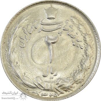 سکه 2 ریال 1329 - MS65 - محمد رضا شاه