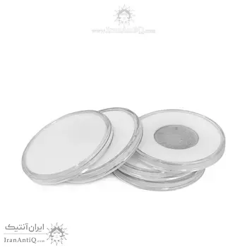 کاور سکه پلاستیکی (کپسول) - دایره - سایز B - فوم دار