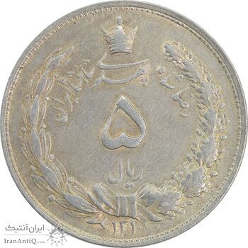 سکه 5 ریال 1310 - AU58 - رضا شاه سکه 5 ریال 1310 - AU58 - رضا شاه