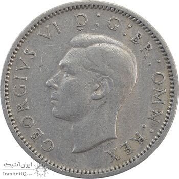 سکه 6 پنس 1947 جرج ششم - EF45 - انگلستان