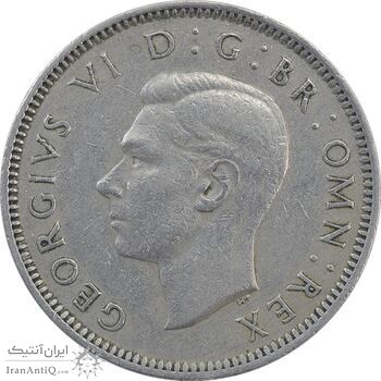 سکه 1 شیلینگ 1948 جرج ششم - تیپ 1 - EF40 - انگلستان