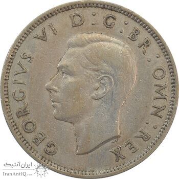 سکه 2 شیلینگ 1947 جرج ششم - EF45 - انگلستان