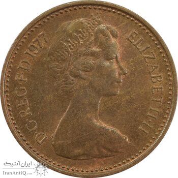 سکه 1/2 پنی 1977 الیزابت دوم - AU58 - انگلستان