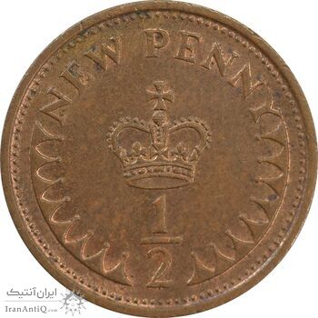 سکه 1/2 پنی 1979 الیزابت دوم - AU58 - انگلستان سکه 1/2 پنی 1979 الیزابت دوم - AU58 - انگلستان