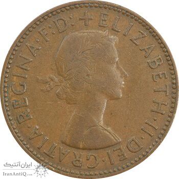 سکه 1/2 پنی 1960 الیزابت دوم - VF35 - انگلستان سکه 1/2 پنی 1960 الیزابت دوم - VF35 - انگلستان
