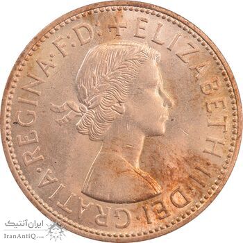 سکه 1 پنی 1964 الیزابت دوم - MS62 - انگلستان