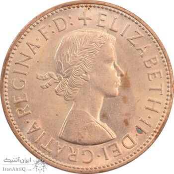 سکه 1 پنی 1965 الیزابت دوم - MS63 - انگلستان