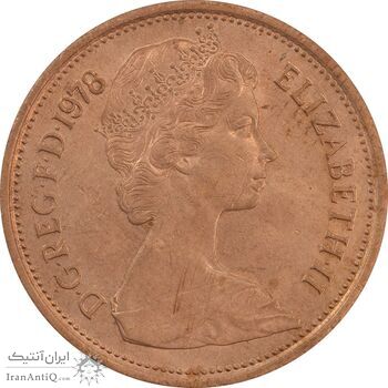سکه 2 پنس 1978 الیزابت دوم - AU50 - انگلستان