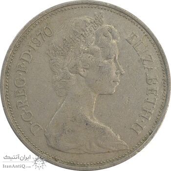 سکه 10 پنس 1970 الیزابت دوم - EF45 - انگلستان