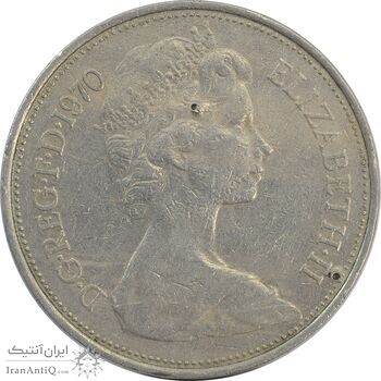 سکه 10 پنس 1970 الیزابت دوم - EF40 - انگلستان