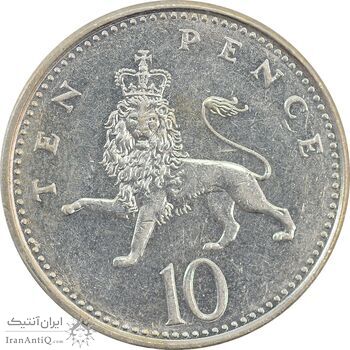 سکه 10 پنس 1992 الیزابت دوم - AU55 - انگلستان سکه 10 پنس 1992 الیزابت دوم - AU55 - انگلستان