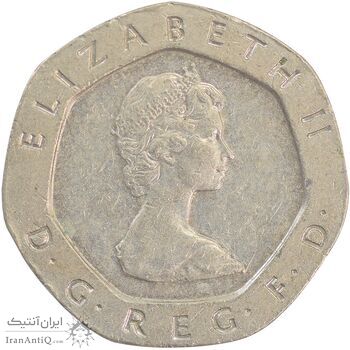سکه 20 پنس 1982 الیزابت دوم - EF45 - انگلستان