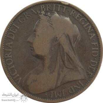 سکه 1 پنی 1896 ویکتوریا - F12 - انگلستان