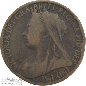 سکه 1 پنی 1901 ویکتوریا - VG - انگلستان