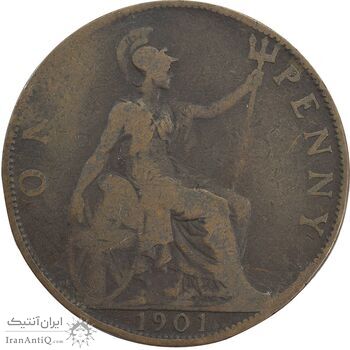 سکه 1 پنی 1901 ویکتوریا - VG - انگلستان