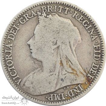 سکه 6 پنس 1897 ویکتوریا - VF20 - انگلستان