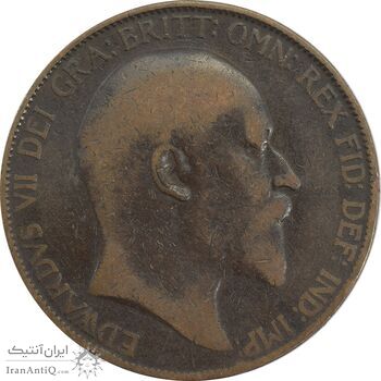 سکه 1 پنی 1905 ادوارد هفتم - VF20 - انگلستان سکه 1 پنی 1905 ادوارد هفتم - VF20 - انگلستان