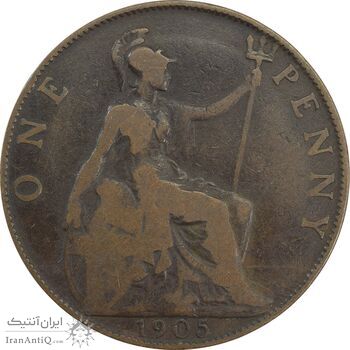 سکه 1 پنی 1905 ادوارد هفتم - VF20 - انگلستان سکه 1 پنی 1905 ادوارد هفتم - VF20 - انگلستان