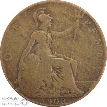 سکه 1 پنی 1908 ادوارد هفتم - VG - انگلستان سکه 1 پنی 1908 ادوارد هفتم - VG - انگلستان