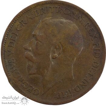 سکه 1/2 پنی 1921 جرج پنجم - F - انگلستان
