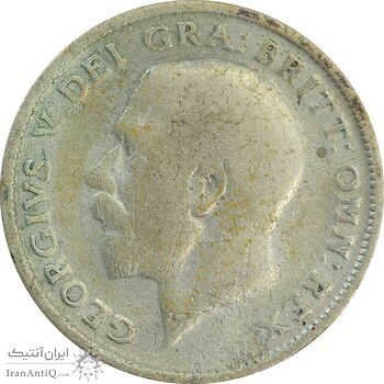 سکه 6 پنس 1924 جرج پنجم - VG - انگلستان