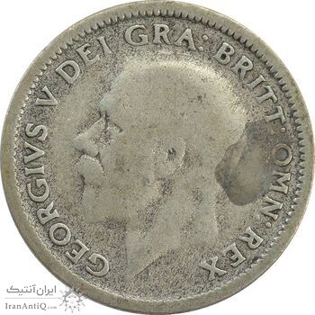 سکه 6 پنس 1926 جرج پنجم - VF20 - انگلستان