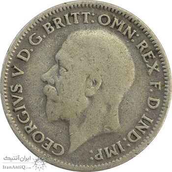 سکه 6 پنس 1931 جرج پنجم - VF35 - انگلستان