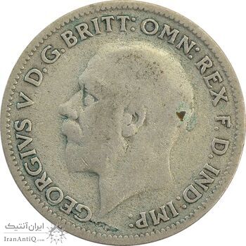 سکه 6 پنس 1932 جرج پنجم - VF30 - انگلستان