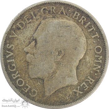 سکه 1 شیلینگ 1921 جرج پنجم - VF25 - انگلستان