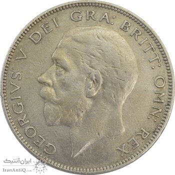 سکه 1/2 کرون 1936 جرج پنجم - AU50 - انگلستان
