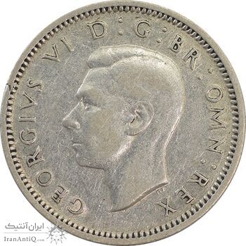 سکه 6 پنس 1939 جرج ششم - EF45 - انگلستان سکه 6 پنس 1939 جرج ششم - EF45 - انگلستان