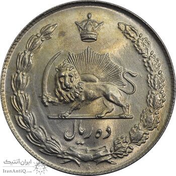 سکه 10 ریال 1341 (ضخیم) - MS64 - محمد رضا شاه سکه 10 ریال 1341 (ضخیم) - MS64 - محمد رضا شاه