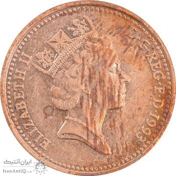 سکه 1 پنی 1993 الیزابت دوم - AU58 - انگلستان سکه 1 پنی 1993 الیزابت دوم - AU58 - انگلستان