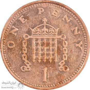 سکه 1 پنی 1993 الیزابت دوم - AU58 - انگلستان سکه 1 پنی 1993 الیزابت دوم - AU58 - انگلستان