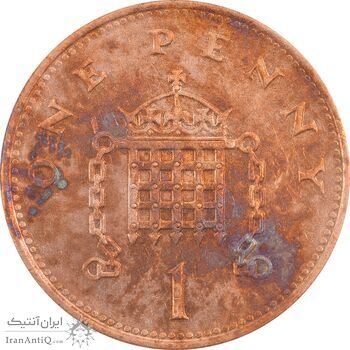 سکه 1 پنی 1994 الیزابت دوم - AU50 - انگلستان