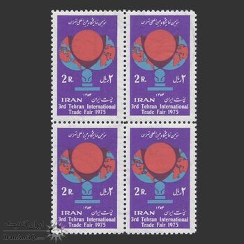 تمبر نمایشگاه بین المللی 1354 - محمدرضا شاه تمبر نمایشگاه بین المللی 1354 - محمدرضا شاه