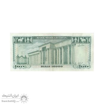 اسکناس 10000 ریال (آموزگار - سمیعی) - تک - AU55 - محمد رضا شاه اسکناس 10000 ریال (آموزگار - سمیعی) - تک - AU55 - محمد رضا شاه