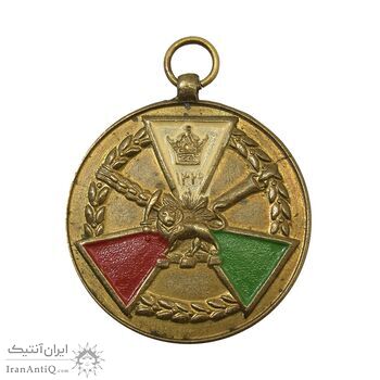 مدال کوشش درجه سه 1329 - AU - محمد رضا شاه