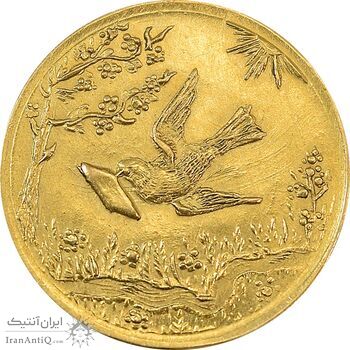 سکه طلا شاباش کبوتر 1328 - MS64 - محمد رضا شاه