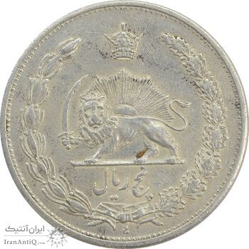سکه 5 ریال 1311 - AU58 - رضا شاه