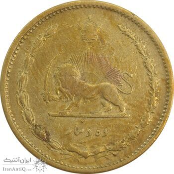 سکه 10 دینار 1320 - VF30 - رضا شاه سکه 10 دینار 1320 - VF30 - رضا شاه