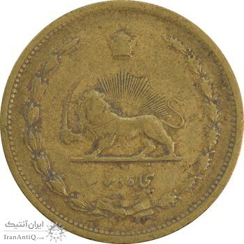 سکه 50 دینار 1318 برنز - VF30 - رضا شاه