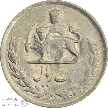 سکه 1 ریال 1333 - EF45 - محمد رضا شاه